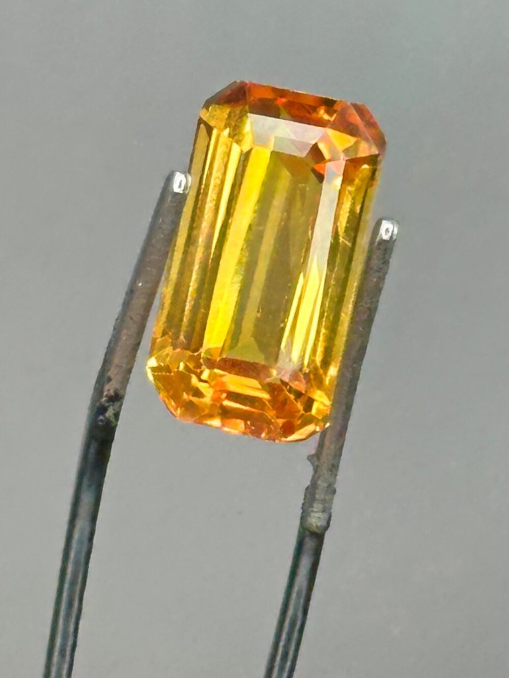 Certified Honey Padparadscha Sapphire